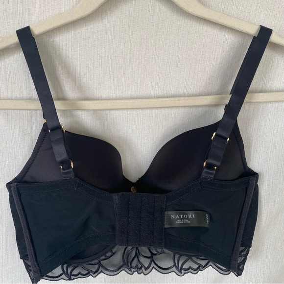 Natori Reverie Sweetheart Contour Black 32DDD Bra - Picture 5 of 5